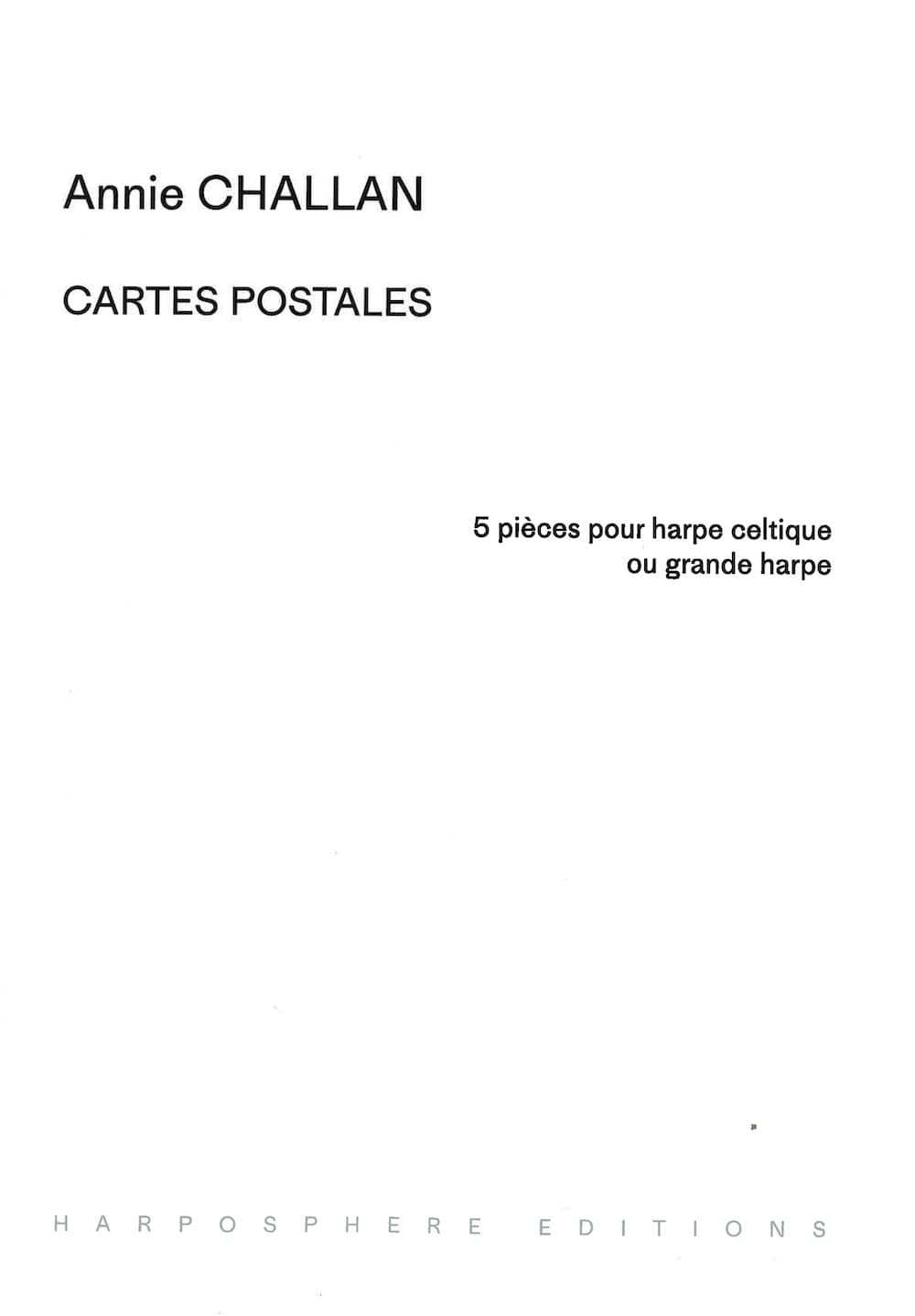 CHALLAN Annie : Cartes postales pour haroe celtique ou à pédales