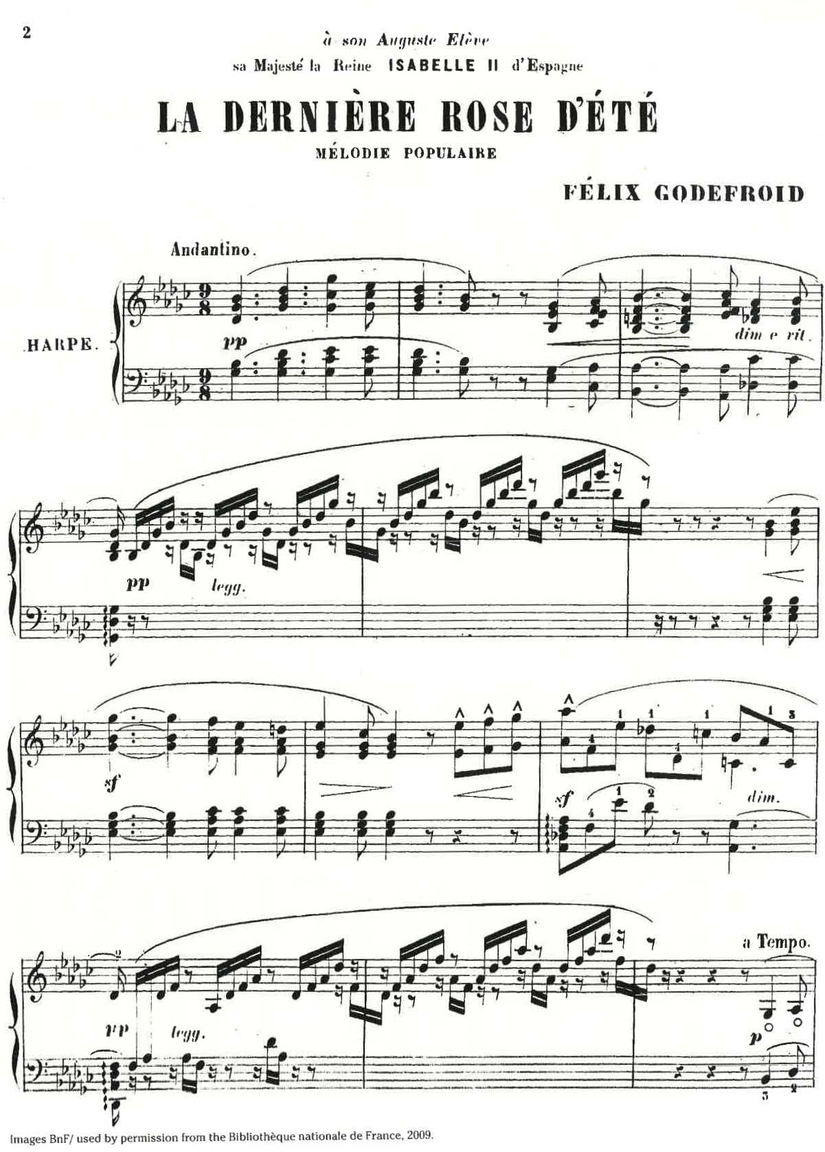 GODEFROID Félix : La Dernière Rose d'Eté