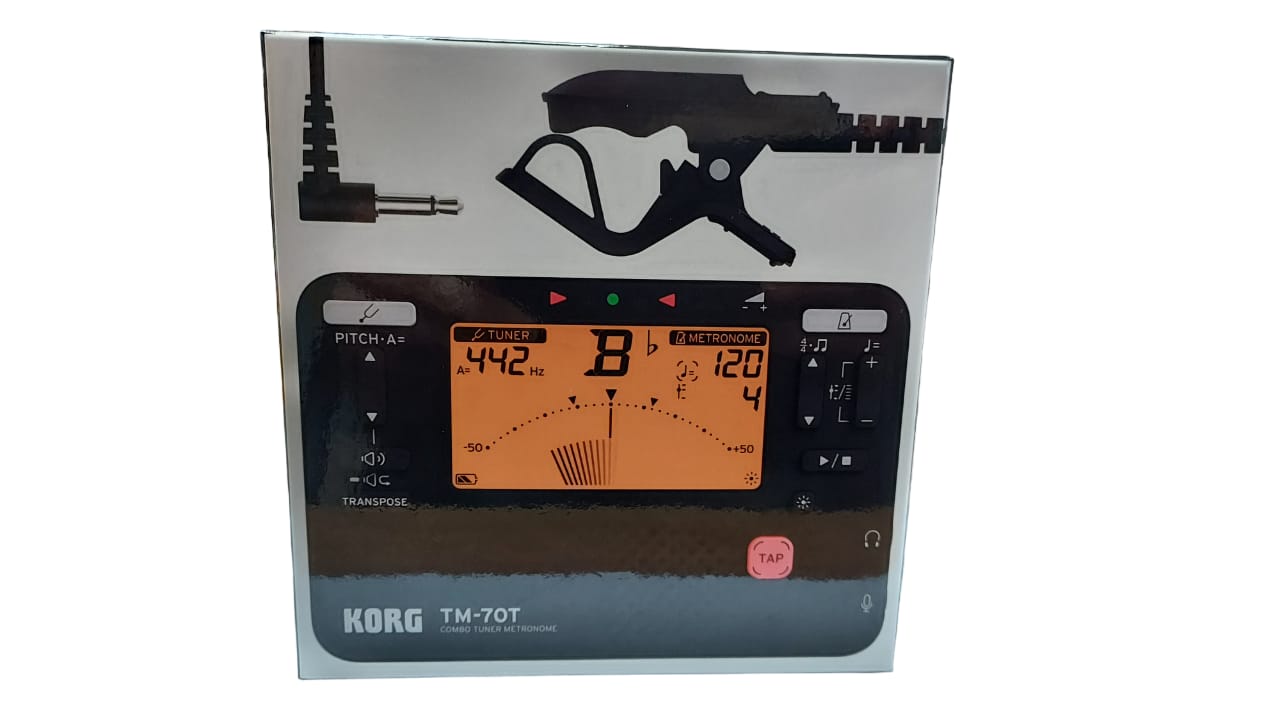 Accordeur électronique (avec capteur) KORG TM-70C BK