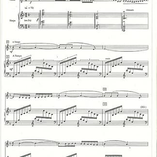 ANDRES Bernard : Zerbina pour Violon & Harpe