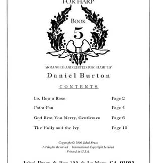 BURTON Daniel : Christmas Music for Harp 5