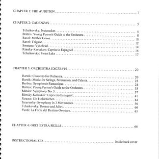 BULLEN Sarah : Principal Harp orchestral excerpts + CD