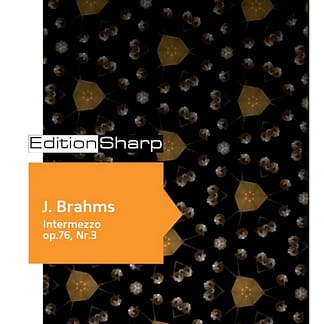 BRAHMS J. : Intermezzo in As-Dur Op. 76, n°3 - Ar. STUDER C.