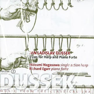 Nagasawa Masumi : Dussek : Duos for Harp and Piano Forte