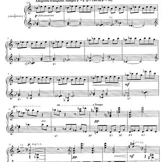 CASTEREDE Jacques : 2 Pieces (Pastorale + Impromptu)