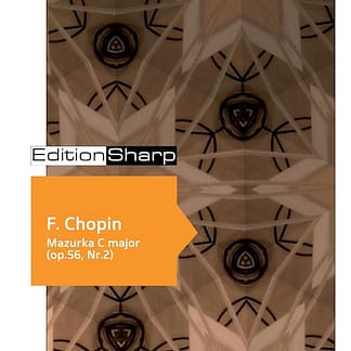 CHOPIN Frederic : Mazurka C-Dur Op. 56, n°2 - Arr. STUDER C.