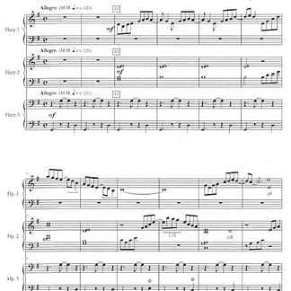 CURCIO Stephanie : Frisky (Harfen-Trio, HH/PH)