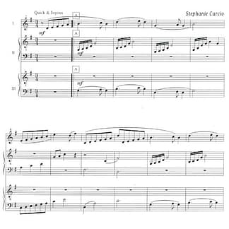 CURCIO Stephanie : Bubble Waltz (Harfen-Trio, HH/PH)