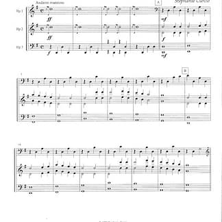 CURCIO Stephanie : King Arthur Suite, für Harfen-Trio (HH/PH)