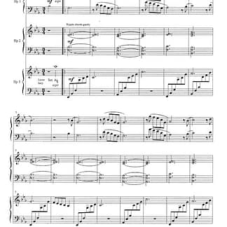 CURCIO Stephanie : Pensive Moment, für Harfen-Trio