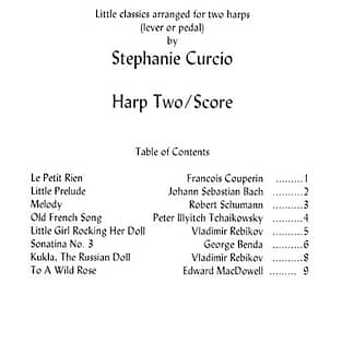 CURCIO Stephanie : Stage Two - Harfen-Duette (PH/HH)