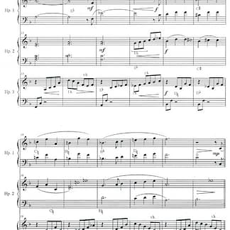 CURCIO Stephanie : Celestia Harp - Harfen-Trio (3 PH oder 2 PH/1 HH)