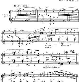 DESENCLOS Alfred : Fantaisie Pour Harpe