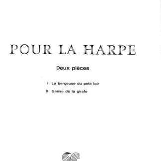 DUBOIS Pierre-Max : 2 Pieces