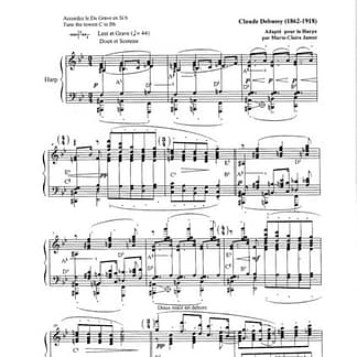 DEBUSSY Claude : Danseuses Delphes adapt M.C Jamet