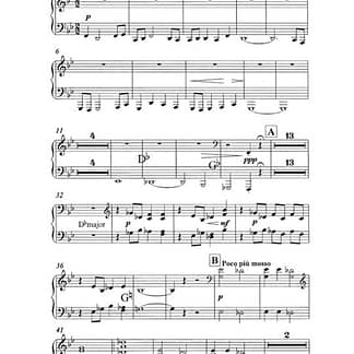 DEBUSSY Claude : Jimbo's Lullaby arr. Tony Bremner, für Harfen-Quartett