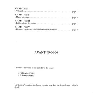 ETCHEVERRY Maïte : Exercices 3 Gammes LH, SM or PH