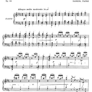 FAURE Gabriel : Impromptu Ref DF6428