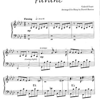 FAURE Gabriel : Pavane Arr D. Burton
