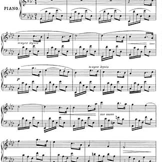 FAURE Gabriel : Romance sans Paroles N°3 (originale Klavierversion)