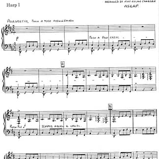 GRANADOS E : Jota für 2 Harfen