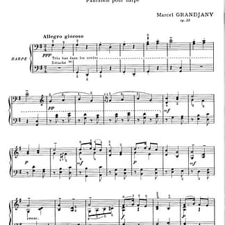 GRANDJANY Marcel : Frere Jacques DF13869