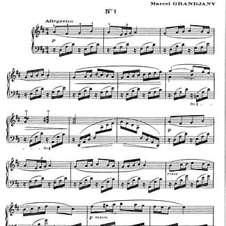 GRANDJANY Marcel : Preludes SLB3740
