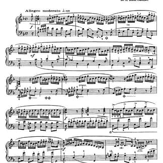 GRANDJANY Marcel : 4 pieces dont la Commere de Couperin