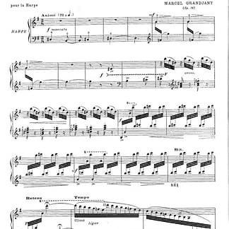 GRANDJANY Marcel : Children at Play Opus 16 Ref DF11816