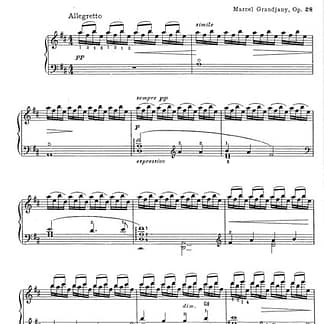 GRANDJANY Marcel : Colorado Trail - Fantaisie for Harp Opus 28