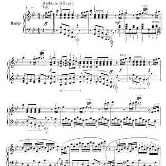 HAENDEL G.F. : Concerto in Bb Transc & Cadenza SALZEDO C. Harfe Solo