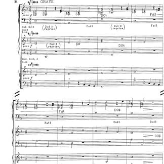HAENDEL Georg Friedrich : Sarabande (Garnier), Harfen-Trios