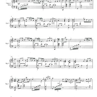 HARBISON Janet : Walk in Belfast (Hp Solo & Hp Ensemble)