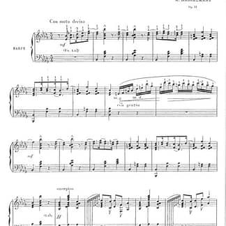 HASSELMANS Alphonse : Mazurka Opus 31 for harp Ref DF4582