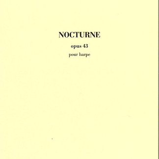 HASSELMANS Alphonse : Nocturne Opus 43