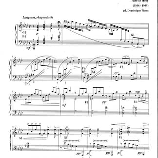 HOLY Alfred : Ballade for Harp Op. 34