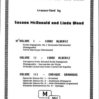 Mc DONALD S./WOOD L.: Spanish Music for Harp Vol.1: I. Granada - Spanish Suite 1 (Serenata) - Malagu