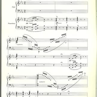 MERCADANTE Saverio : Melodia (per arpa e pianoforte)