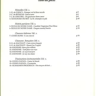 MUSSON-GONNEAUD Veronique : Musique Medievale adapted for LH