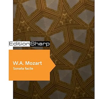 MOZART W.A. : Sonata Facile - Arr. STUDER Claudia