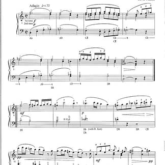 MOZART W.A : Adagio, für Harfe Solo