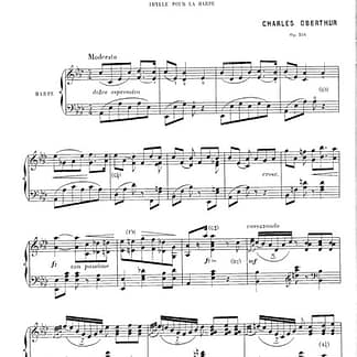 OBERTHUR Charles : Maud Opus 316 DF3835