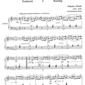 POSSE Wilhelm : Sechs Kleine Stücke - 6 Little Pieces REF.RR125
