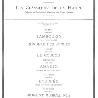 RENIE Henriette : Classiques de la Harpe 3