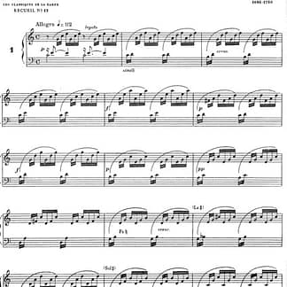 RENIE Henriette : Classiques de la Harpe Vol 12 / J.S. BACH, 10 Präludien