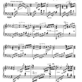 RACHMANINOFF Sergeï : Rapsody (Theme by Paganini) arr .BEAVERS