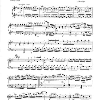 ROSSLER-ROSETTI Frantz Anton : Sonata ED5438