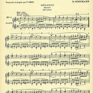 SCHUMANN Robert : Album Pour la Jeunesse / Victor Coeur