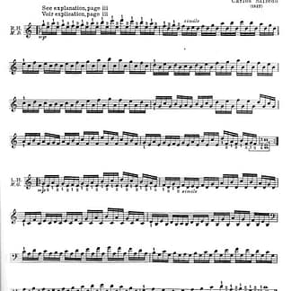 SALZEDO Carlos : The Harpist's Daily Dozen (PH)
