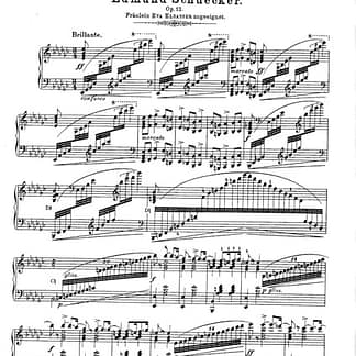 SCHUECKER Edmond : Mazurka Op. 12